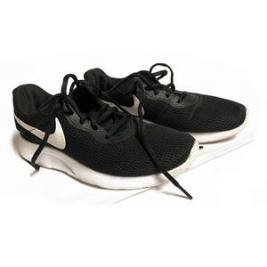 Nike black mesh sneakers, size 8.5